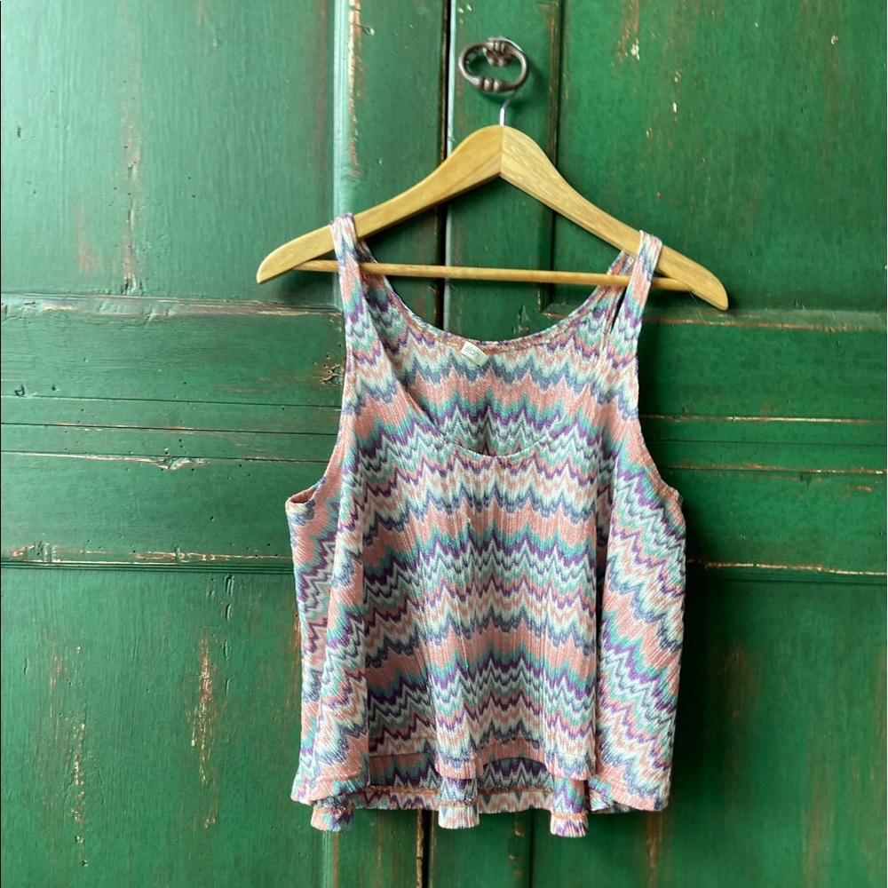 Elan zigzag tank top